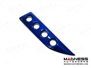 Maserati GranTurismo Interior Trim - Carbon Fiber - Audio System Button Trim - Blue Candy